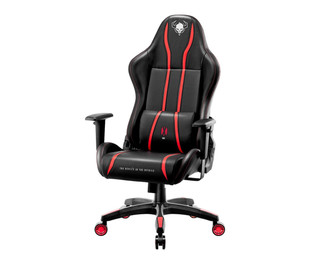 DIABLO Chairs X-ONE 2.0 Kids Size czarno-czerwony - 1208647 - zdjęcie 4